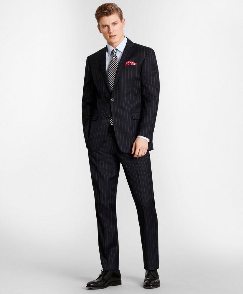 Brooks Brothers Milano-Fit Bead-Stripe Twill Suit Jacket, image 2