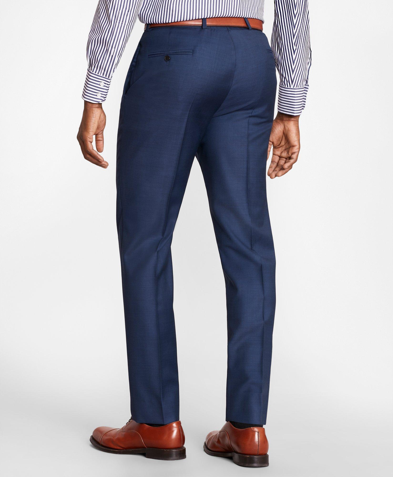 Brooks Brothers Regent-Fit Wool Twill Suit Pants