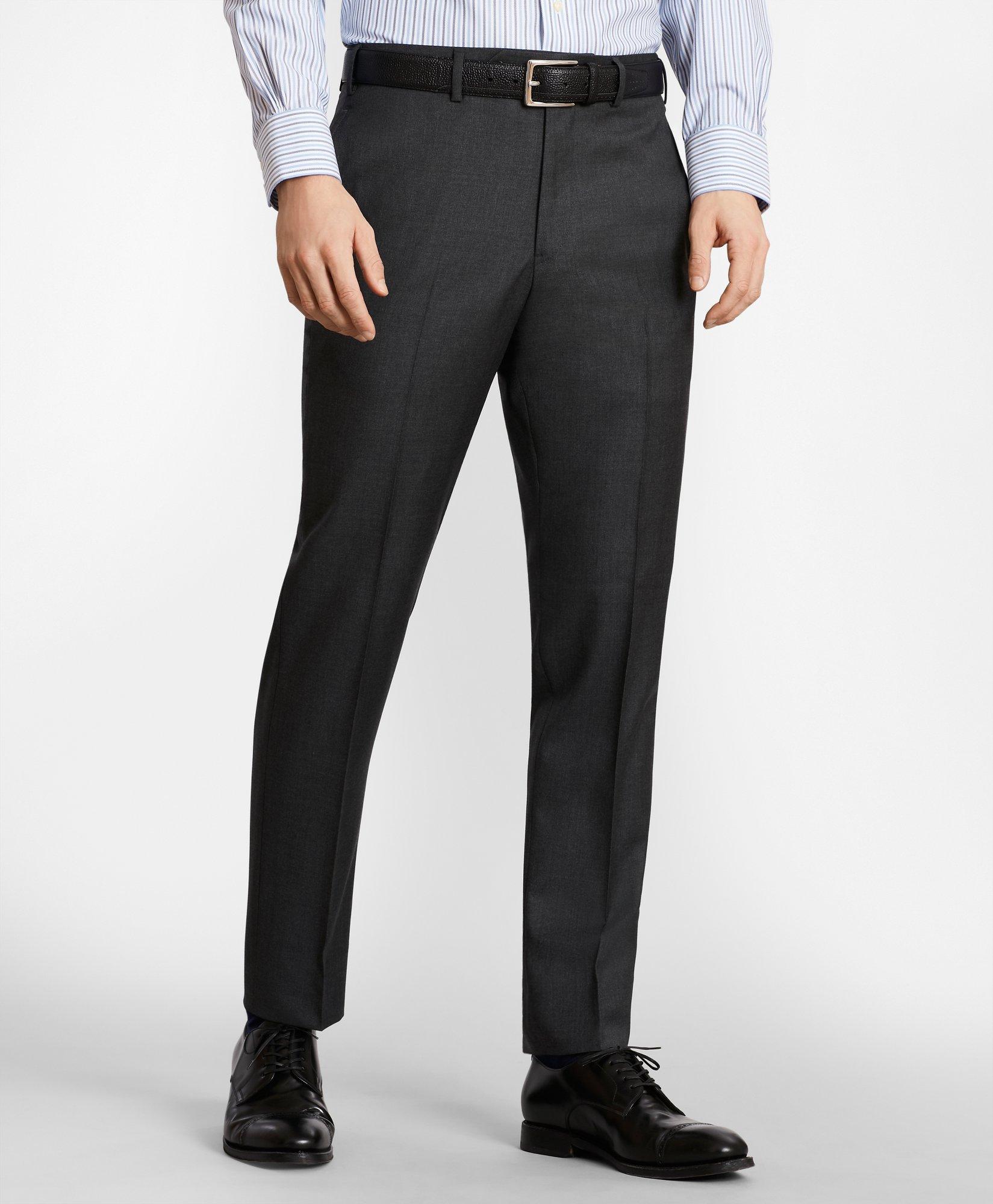 Brooks Brothers Milano-Fit Wool Twill Suit Pants