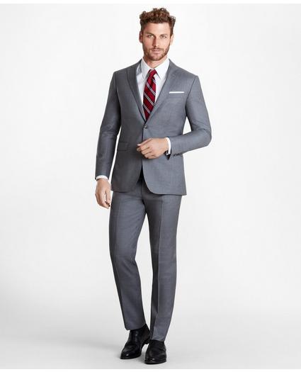 BrooksGate™ Milano-Fit Wool Twill Suit Pants, image 2