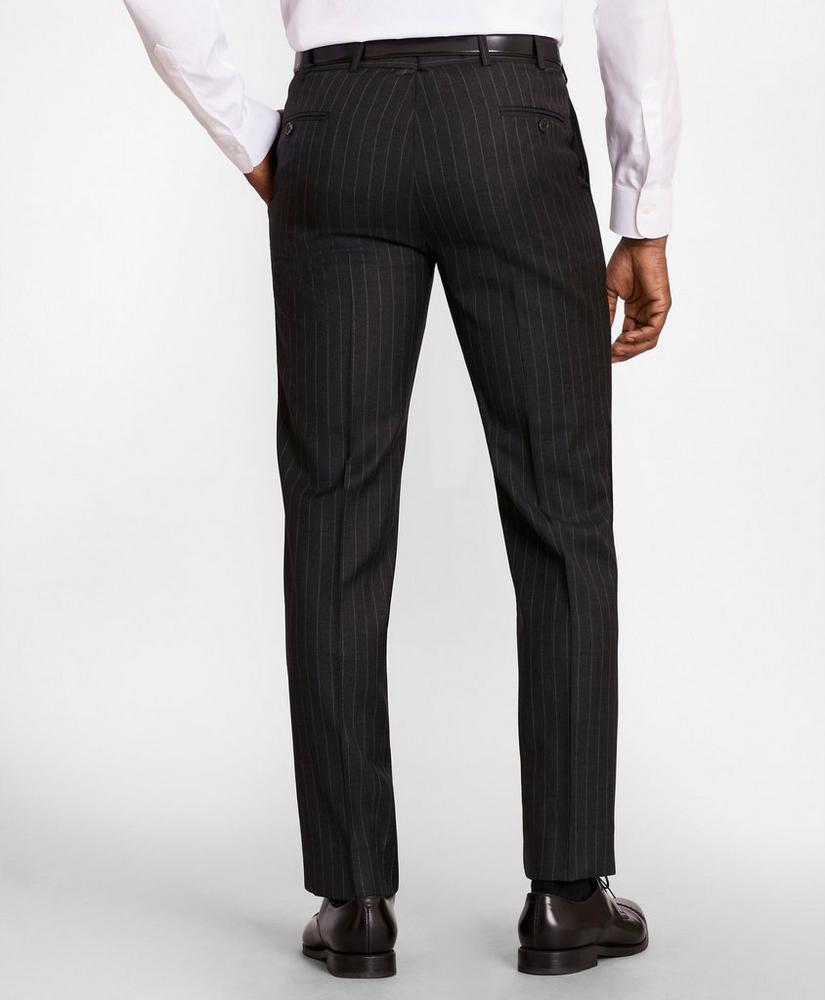 BrooksGate™ Regent-Fit Striped Wool Twill Suit Pants, image 3
