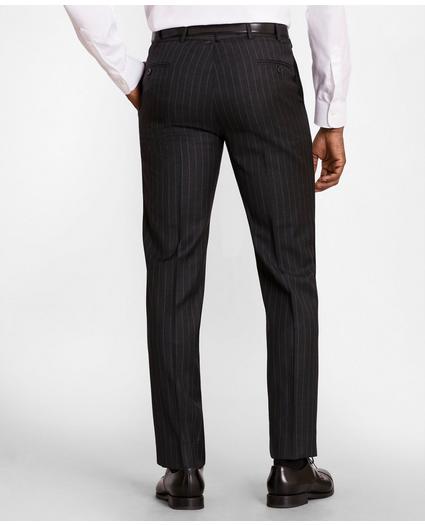 Brooks Brothers Regent-Fit Striped Wool Twill Suit Pants, image 3