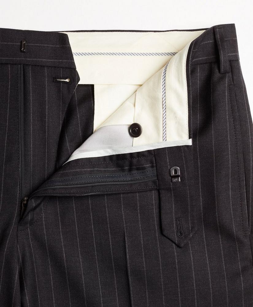 BrooksGate™ Regent-Fit Striped Wool Twill Suit Pants, image 4