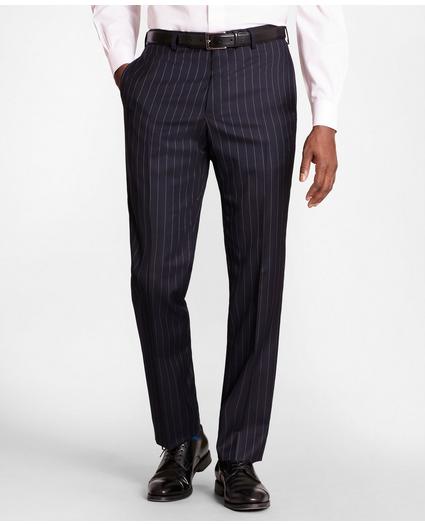 BrooksGate™ Regent-Fit Bead-Stripe Wool Twill Suit Pants, image 1