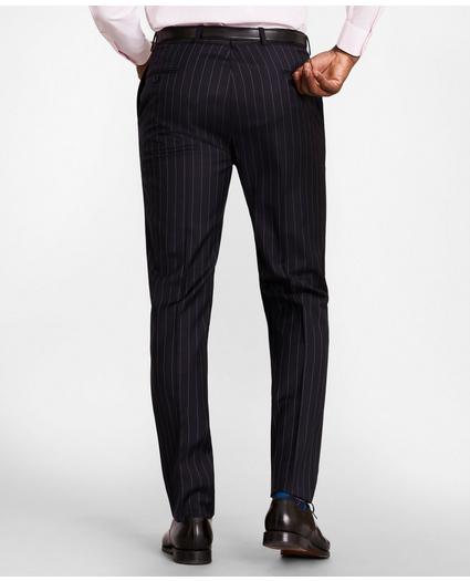 BrooksGate™ Regent-Fit Bead-Stripe Wool Twill Suit Pants, image 3