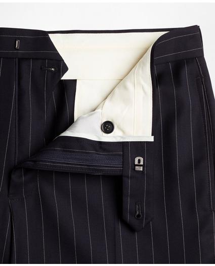 BrooksGate™ Regent-Fit Bead-Stripe Wool Twill Suit Pants, image 4