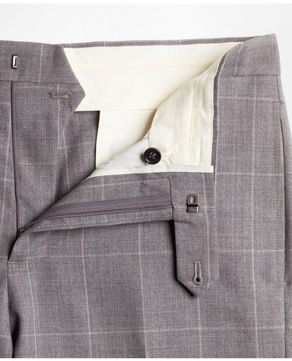 Brooks Brothers Regent-Fit Windowpane Wool Suit Pants, image 4