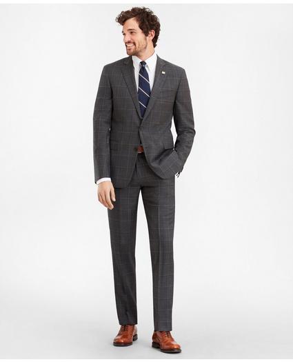 Regent Fit Multi-Plaid 1818 Suit, image 1