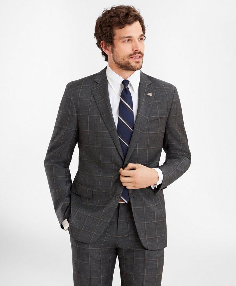 Regent Fit Multi-Plaid 1818 Suit, image 3