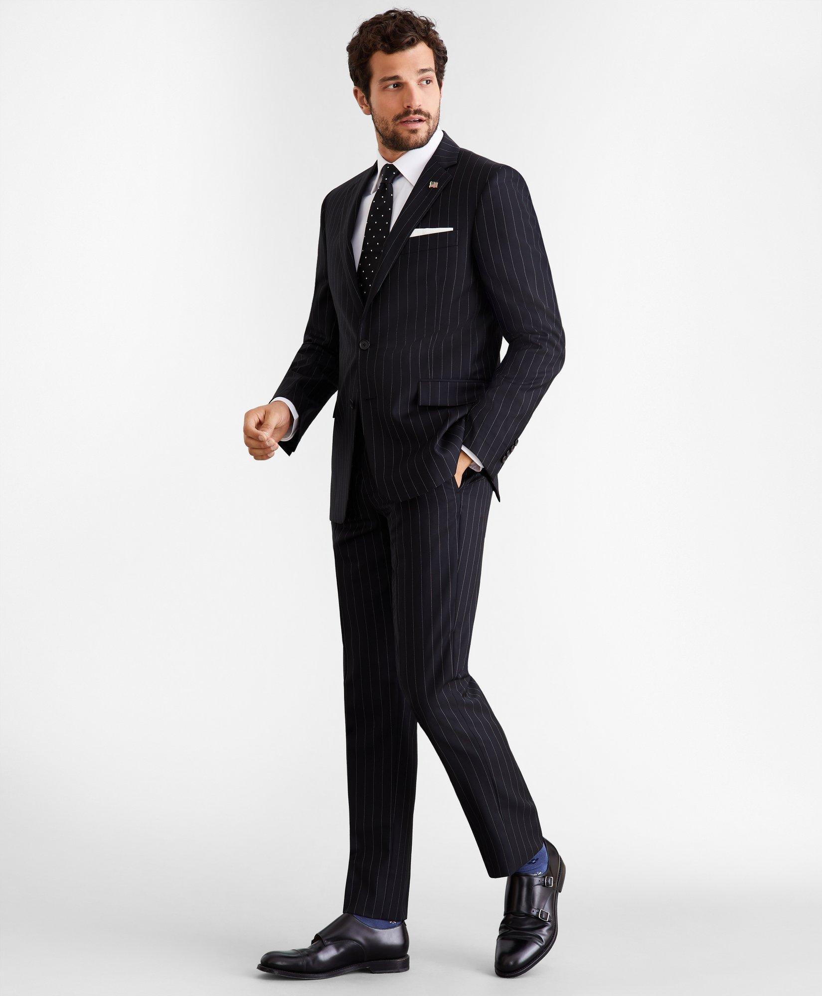 Regent Fit Two-Button Stripe 1818 Suit