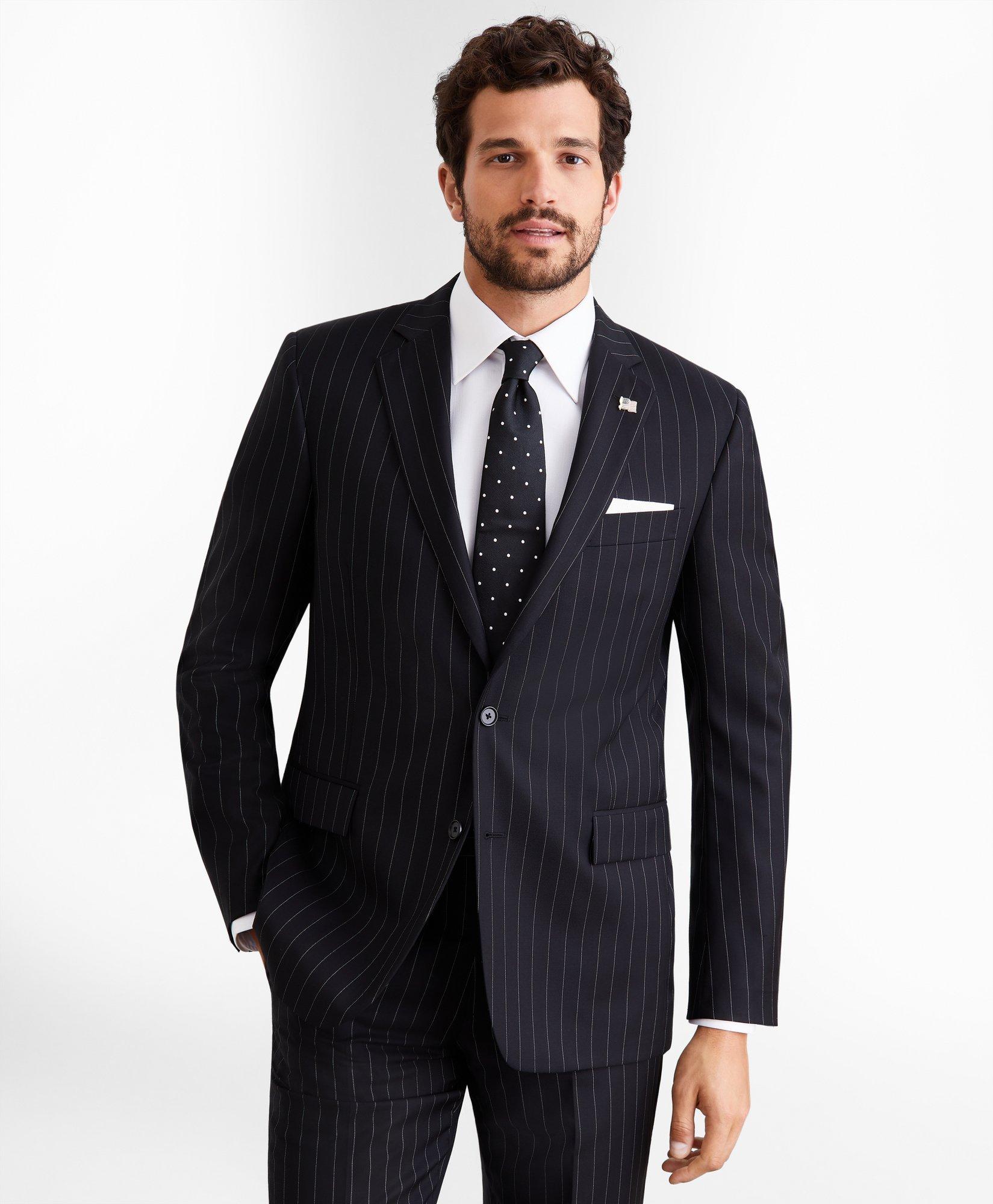 Regent Fit Two-Button Stripe 1818 Suit