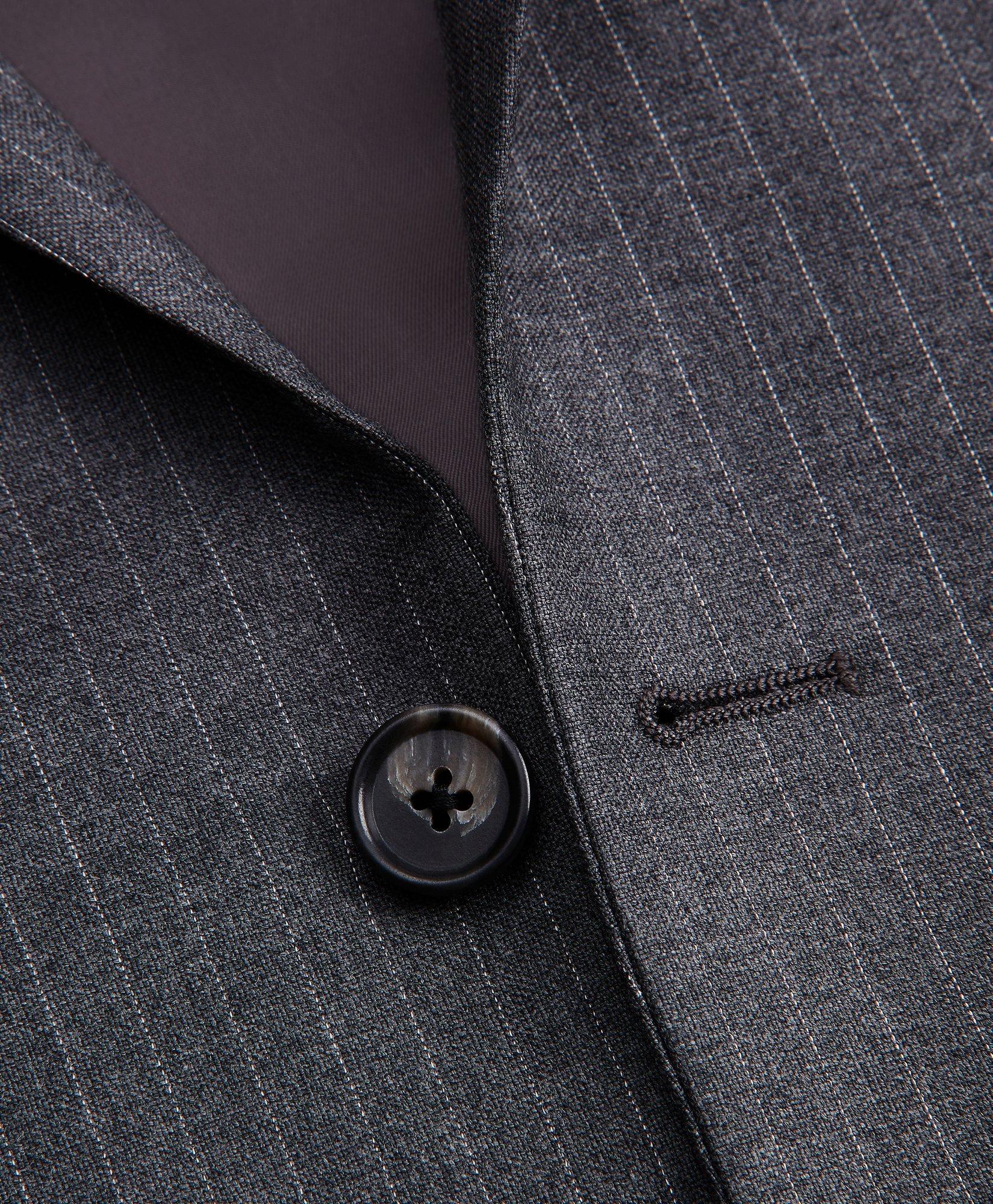 Regent Fit Two-Button Grey Stripe 1818 Suit