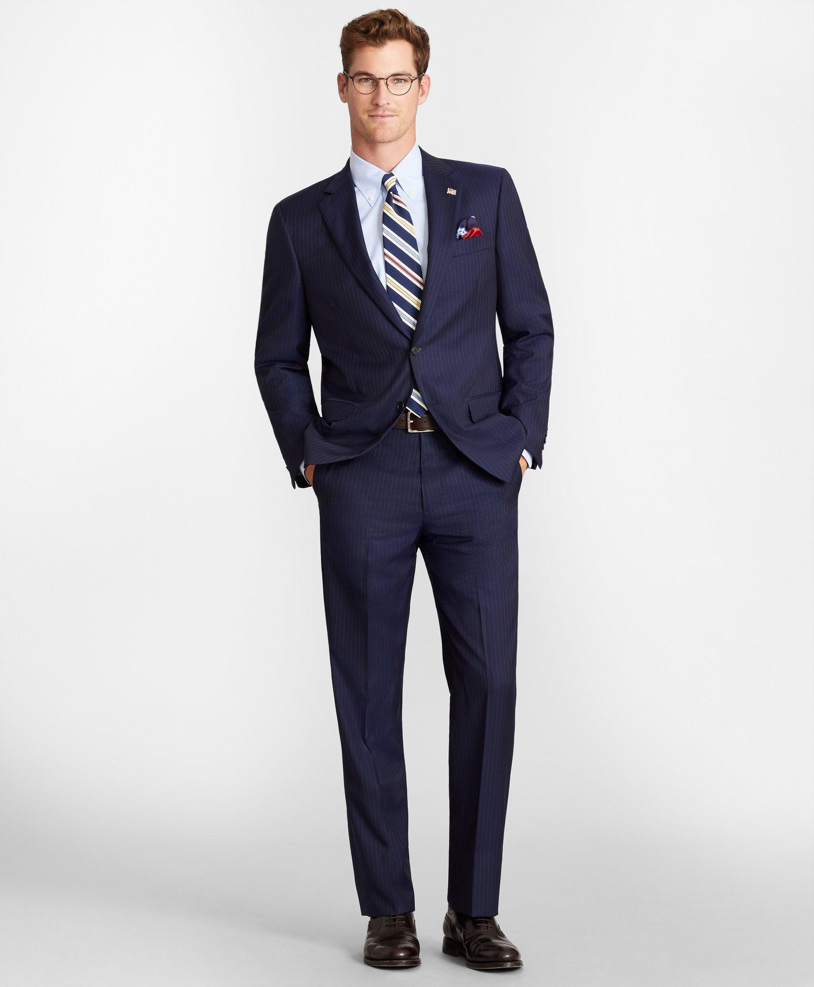 Madison Fit Two-Button Stripe 1818 Suit