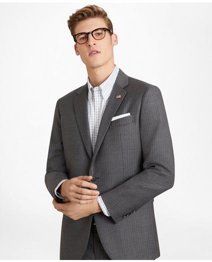 Milano Fit Two-Button Stripe 1818 Suit, image 2
