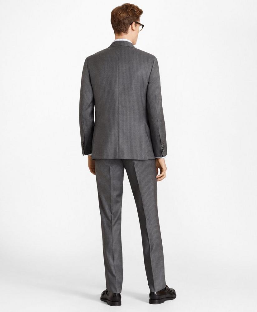 Milano Fit Two-Button Stripe 1818 Suit, image 3