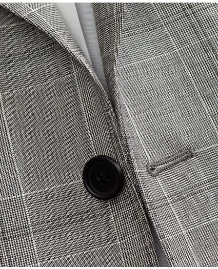 Regent Fit Three-Button Plaid 1818 Suit, image 2