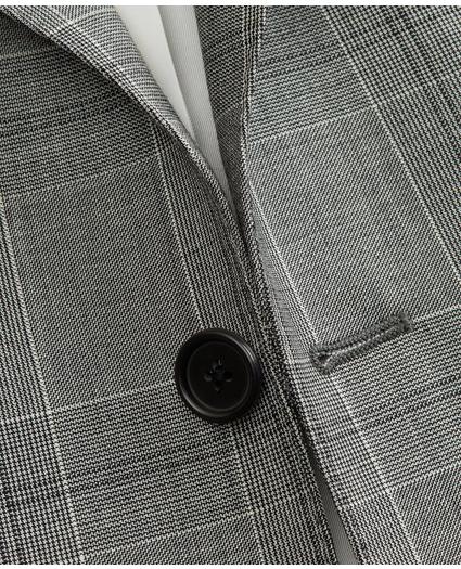 Milano Fit Three-Button Plaid 1818 Suit, image 2