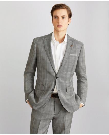 Milano Fit Three-Button Plaid 1818 Suit, image 3