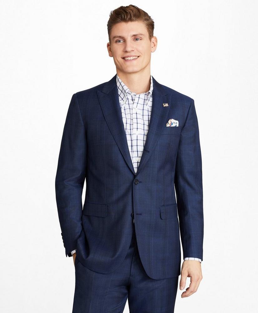 Milano Fit Three-Button Plaid 1818 Suit, image 2