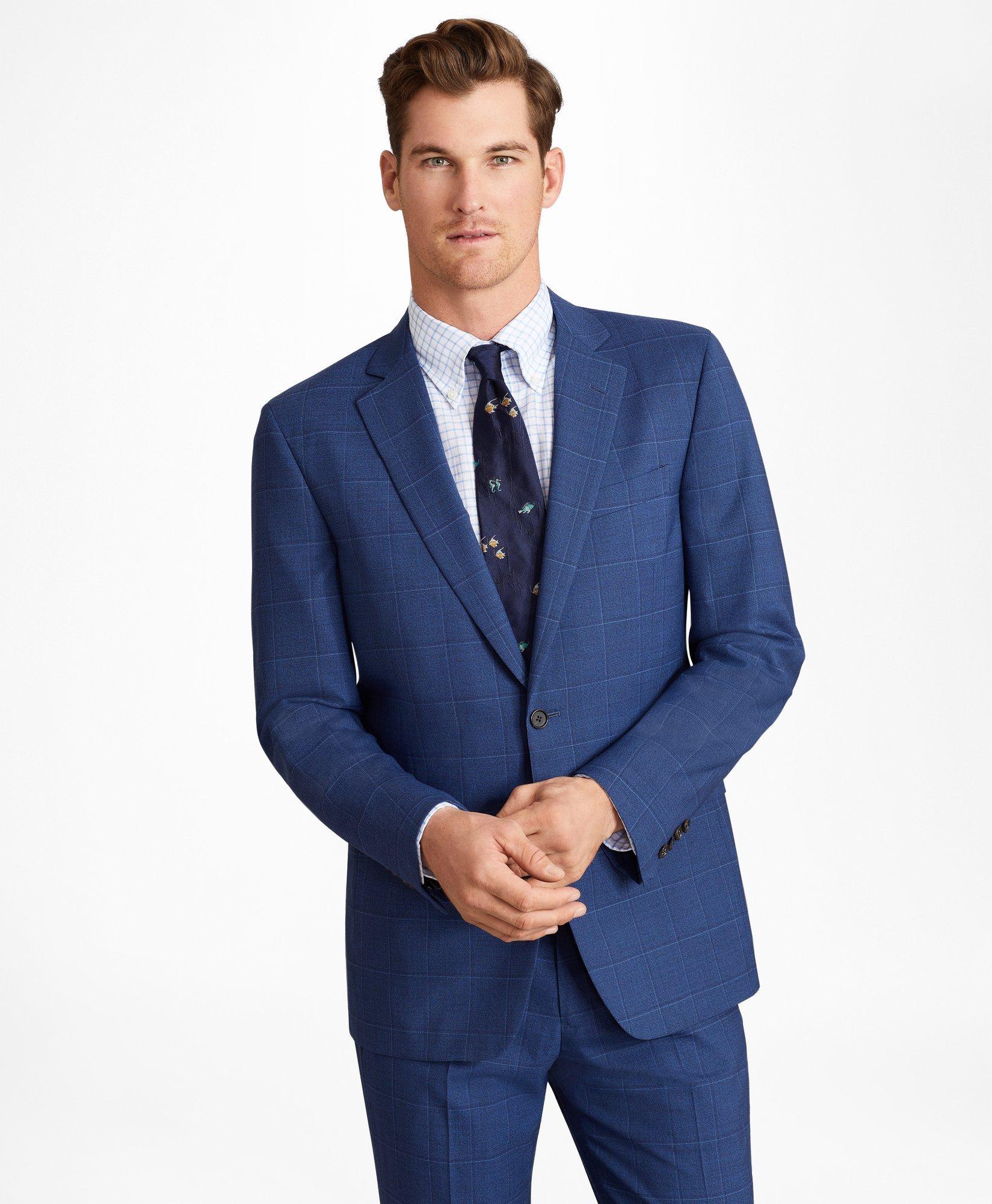 Regent Fit Brooks Brothers Cool Plaid Suit