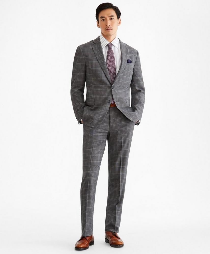 Regent Fit BrooksCool® Check Suit, image 1