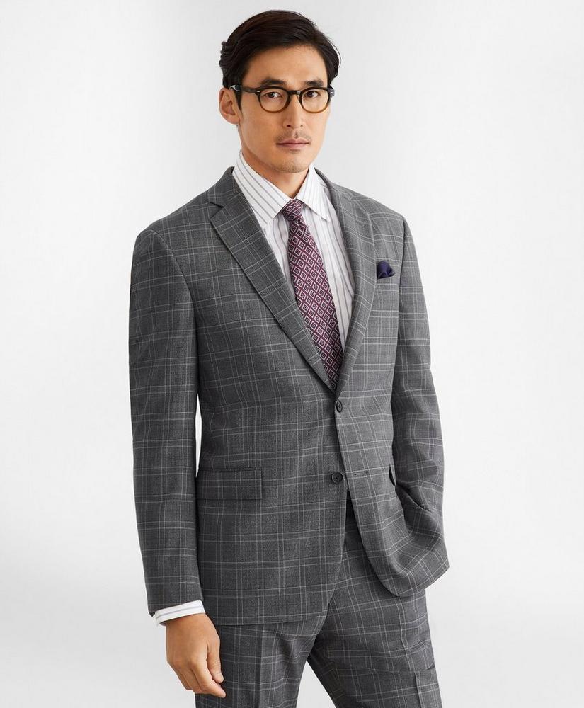 Regent Fit BrooksCool® Check Suit, image 3