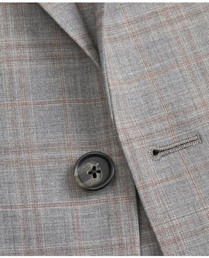 Regent Fit BrooksCool® Subtle Plaid Suit, image 2