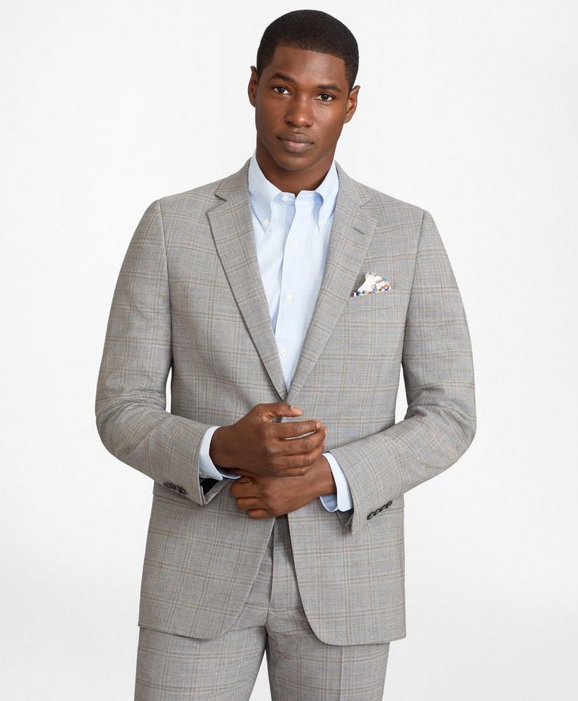 Regent Fit Brooks Brothers Cool Subtle Plaid Suit, image 3