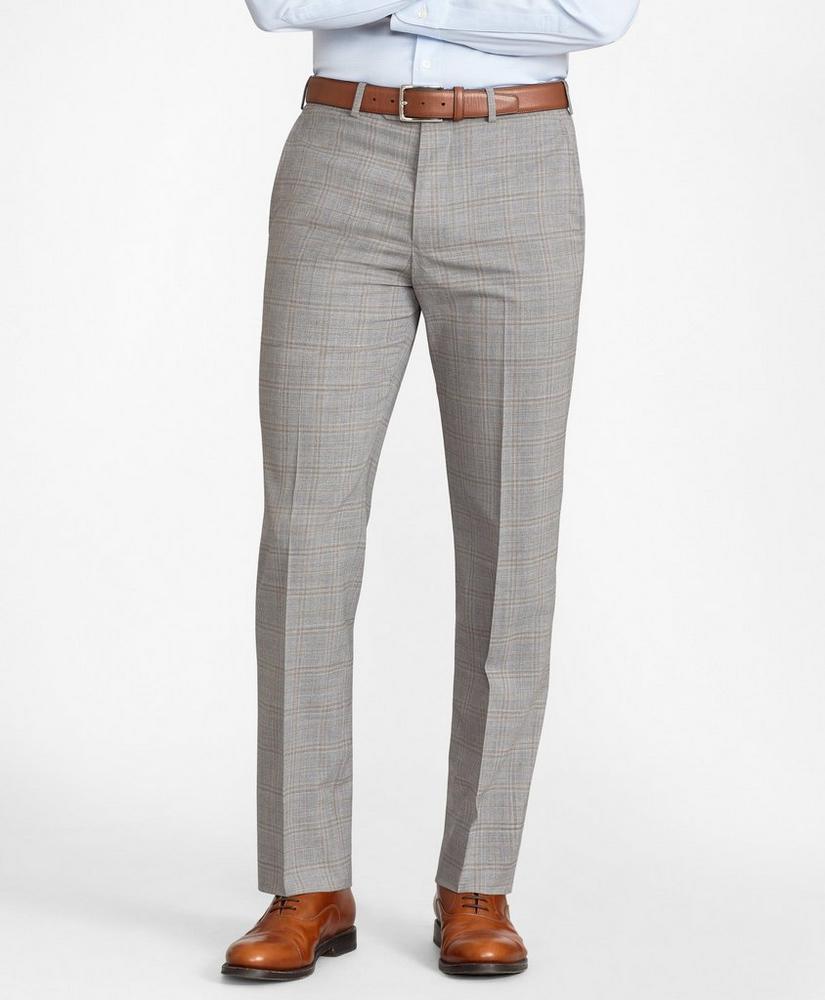 Regent Fit BrooksCool® Subtle Plaid Suit, image 5