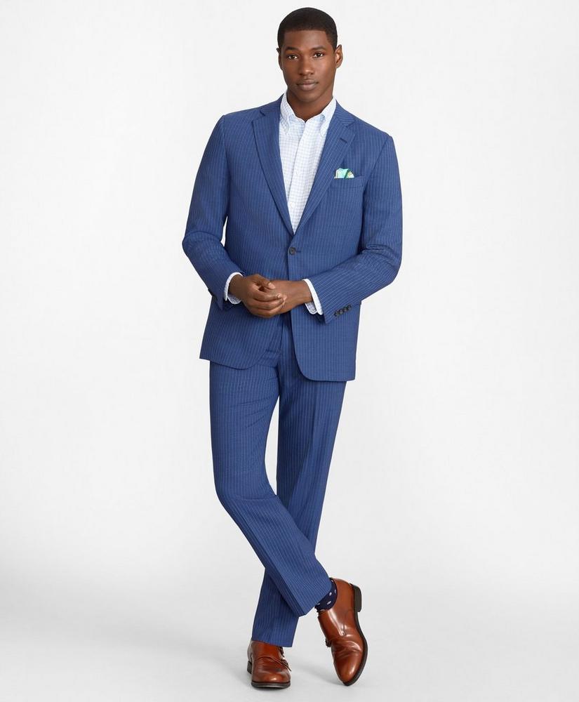 Regent Fit Brooks Brothers Cool Pinstripe Suit, image 1