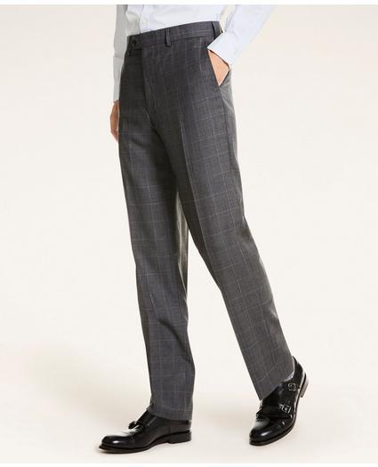 Madison Fit Plaid Wool Twill 1818 Suit, image 3
