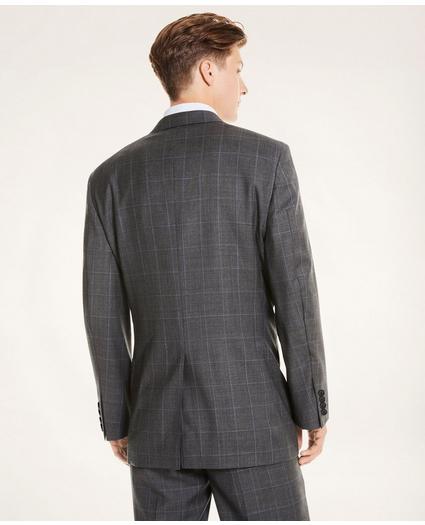 Madison Fit Plaid Wool Twill 1818 Suit, image 5
