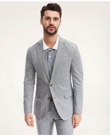 Regent Fit Mini-Houndstooth Suit Jacket, image 1