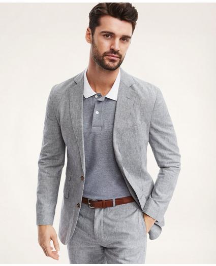 Regent Fit Mini-Houndstooth Suit Jacket, image 3