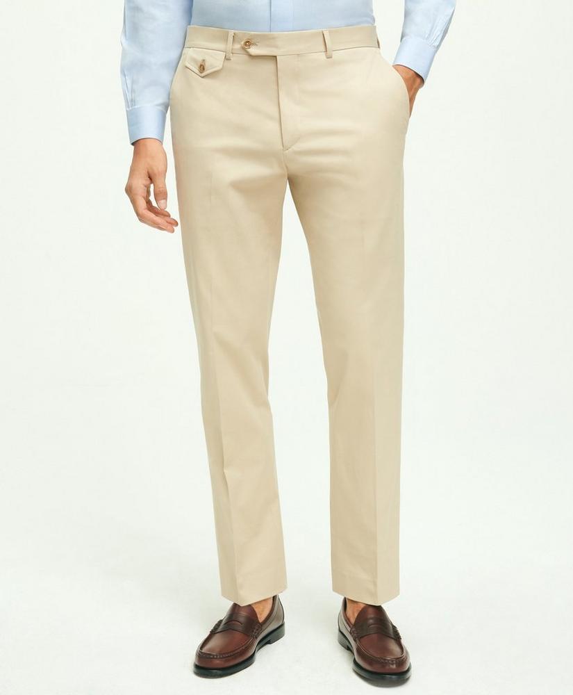Regent Fit Stretch Cotton Suit Trousers, image 1
