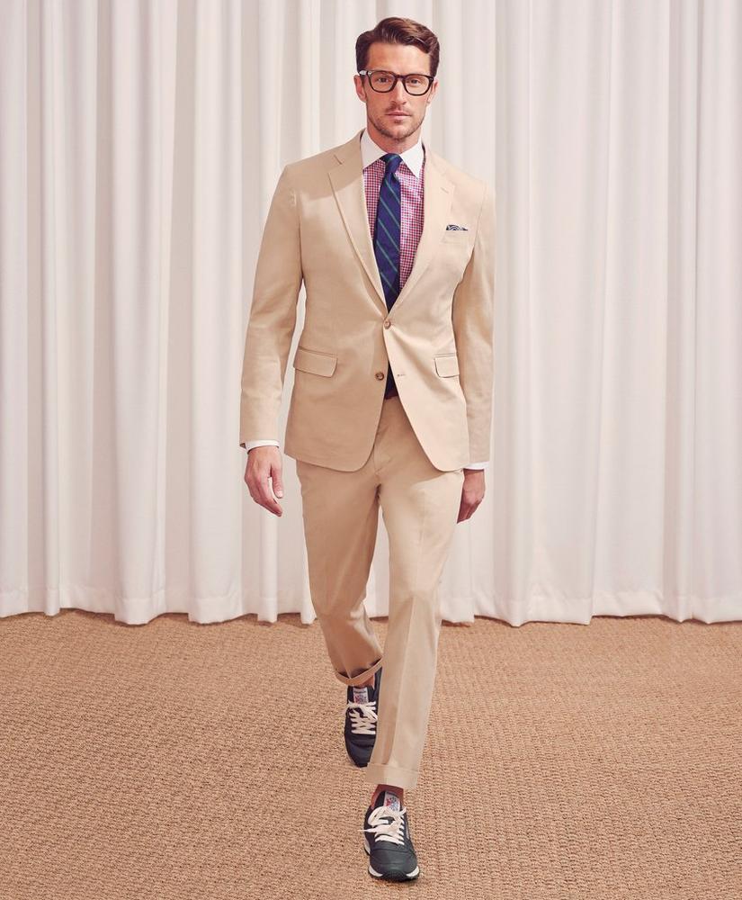 Regent Fit Stretch Cotton Suit Trousers, image 2