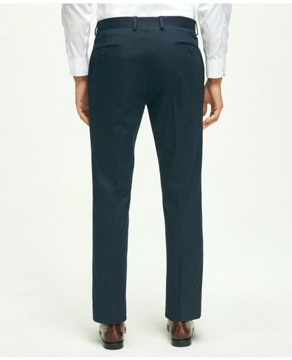 Regent Fit Stretch Cotton Suit Trousers, image 4
