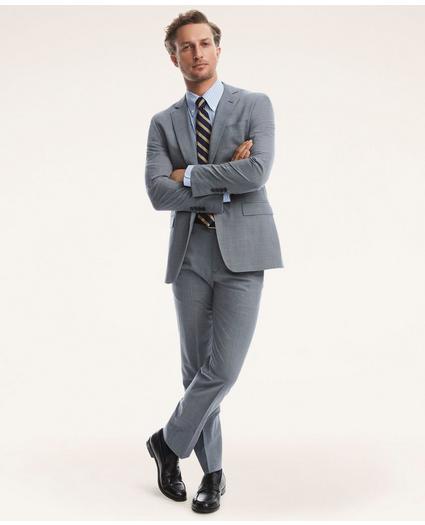 Regent Fit BrooksCool® Mini-Houndstooth Suit Jacket, image 1