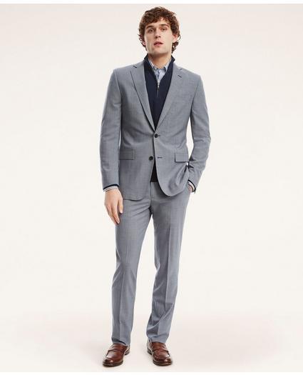 Regent Fit BrooksCool® Mini-Houndstooth Suit Jacket, image 4