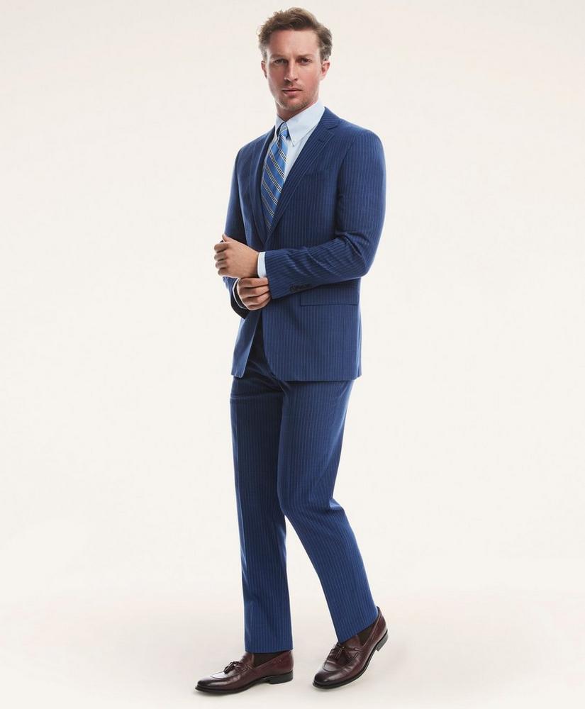 Regent Fit BrooksCool® Pinstripe Suit Jacket, image 1