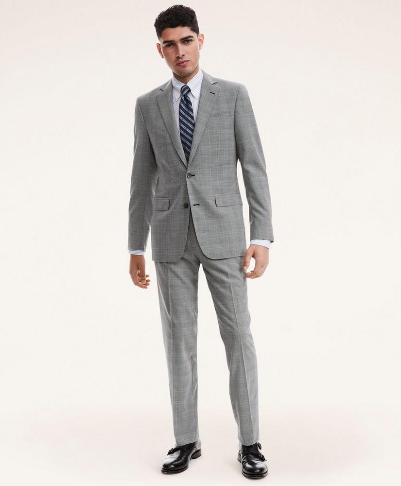 Regent Fit BrooksCool® Check Suit Jacket, image 2