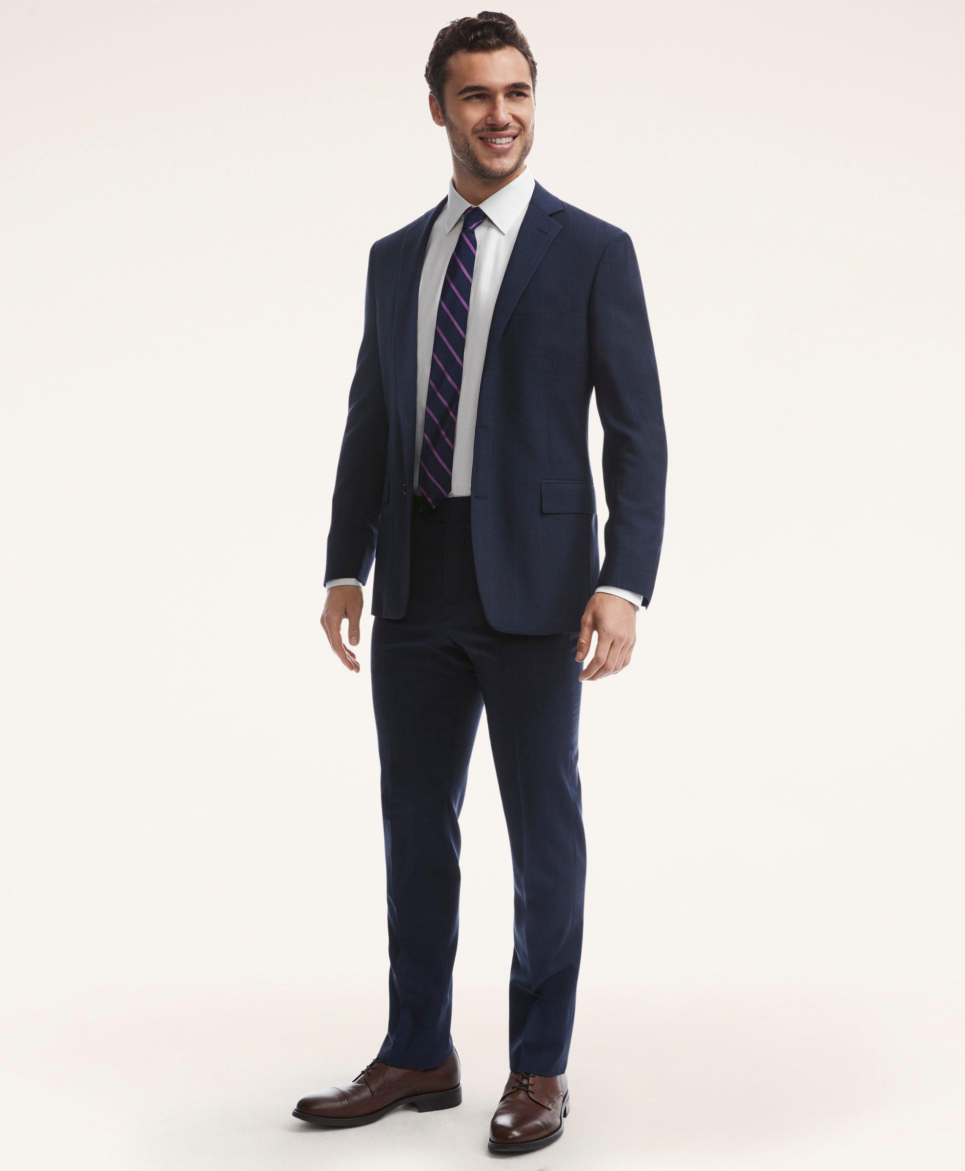 Brooks brothers navy sales suit