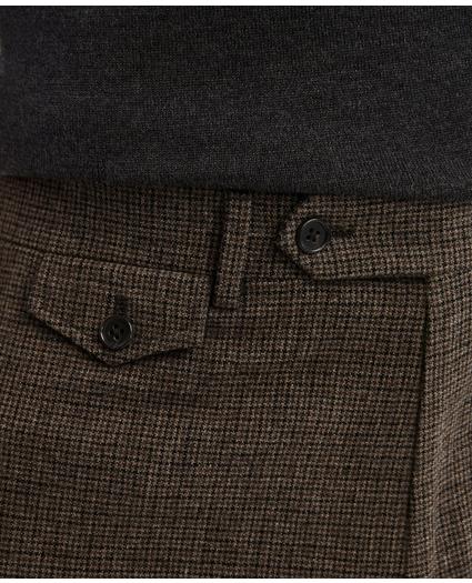 Milano Fit Merino Wool Flannel Mini-Houndstooth Suit Trousers, image 3