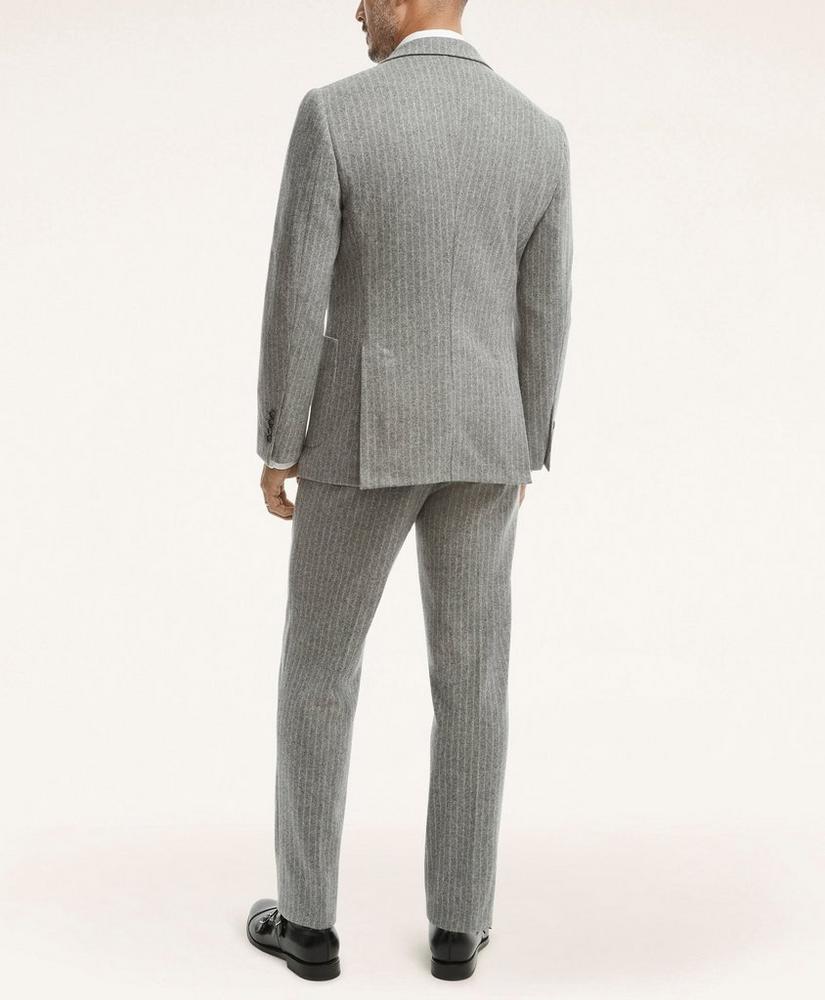 Knit Pinstripe Suit Jacket, image 3