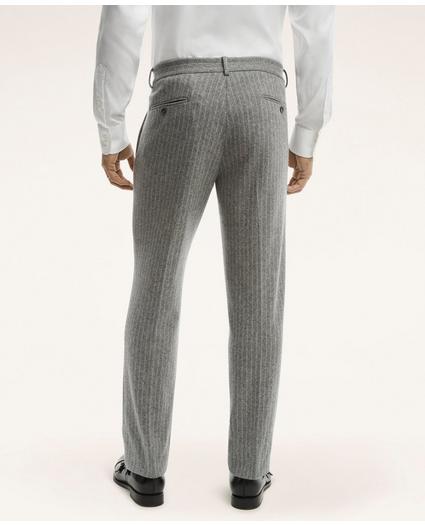 Knit Pinstripe Suit Trousers, image 3