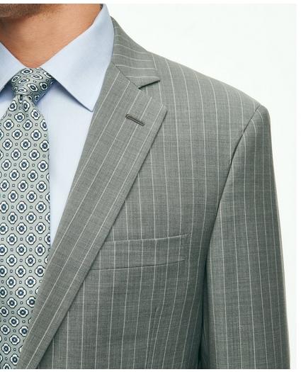 Regent Fit Wool Pinstripe 1818 Suit, image 3