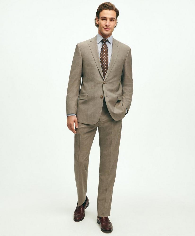 Regent Fit Wool Micro Houndstooth 1818 Suit, image 1