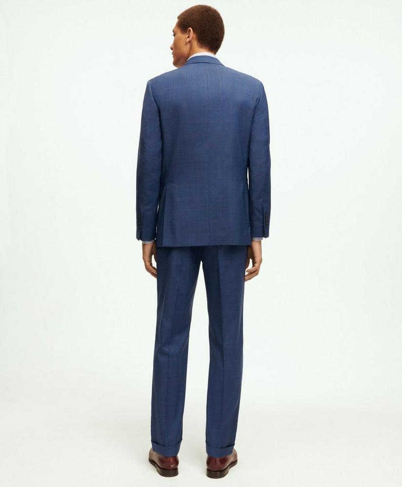 Slim Fit Wool Overcheck 1818 Suit, image 3