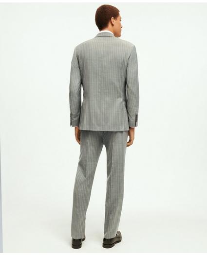 Milano Fit Wool Pinstripe 1818 Suit, image 2