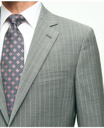 Madison Fit Wool Pinstripe 1818 Suit, image 3